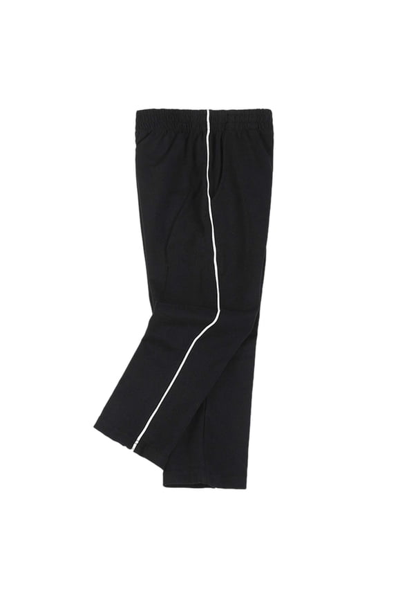 Long Black Track Pants for Boys Open Leg Students Summer and Autumn Casual Pants Trousers Straight Pants 6-7 Years