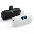 thumbnail image 1 of WWSOGQH Small Portable Charger for iPhone14/13, 5500mAh PD Fast Charging Power Bank, LCD Display Cute Mini Battery Pack Compatible with iPhone 14/14 Pro Max/13/13 Pro/12 Pro/11/XR/X/8, 1 of 7