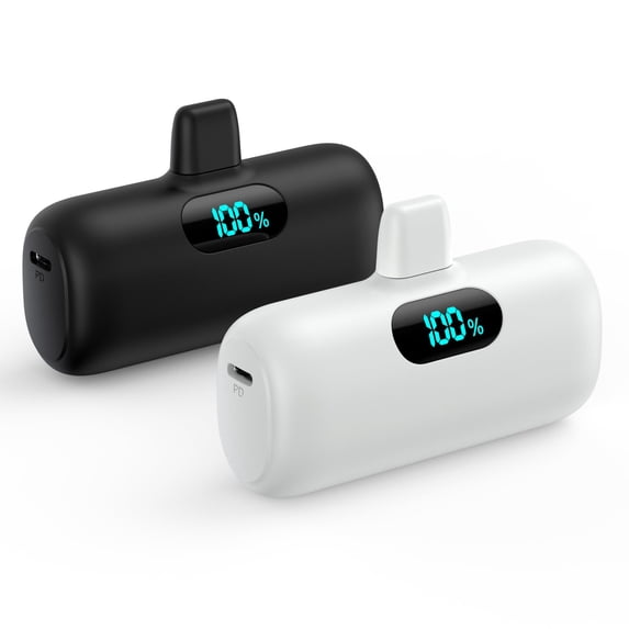 WWSOGQH Small Portable Charger for iPhone14/13, 5500mAh PD Fast Charging Power Bank, LCD Display Cute Mini Battery Pack Compatible with iPhone 14/14 Pro Max/13/13 Pro/12 Pro/11/XR/X/8