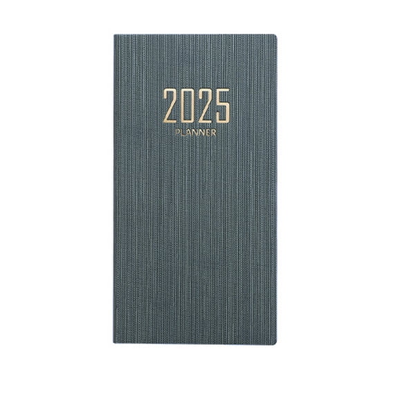 WWV A6 Mini Planner Notebook 120 Pages Daily Organizer Travel Journal Pocket Diary with 60 Sheets Smooth Paper for School Office Notes Scheduling 173x96mm