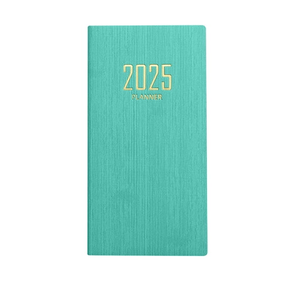 WWV A6 Mini Planner Notebook 120 Pages Daily Organizer Travel Journal Pocket Diary with 60 Sheets Smooth Paper for School Office Notes Scheduling 173x96mm