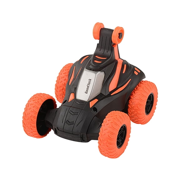 WWV Electric Stunt Dump Truck Toy for Kids with 360 Rotation Music Sound and LED Lights Battery Powered Push and Play Vehicle Gift for Toddlers Age 3 Plus 1 Piece