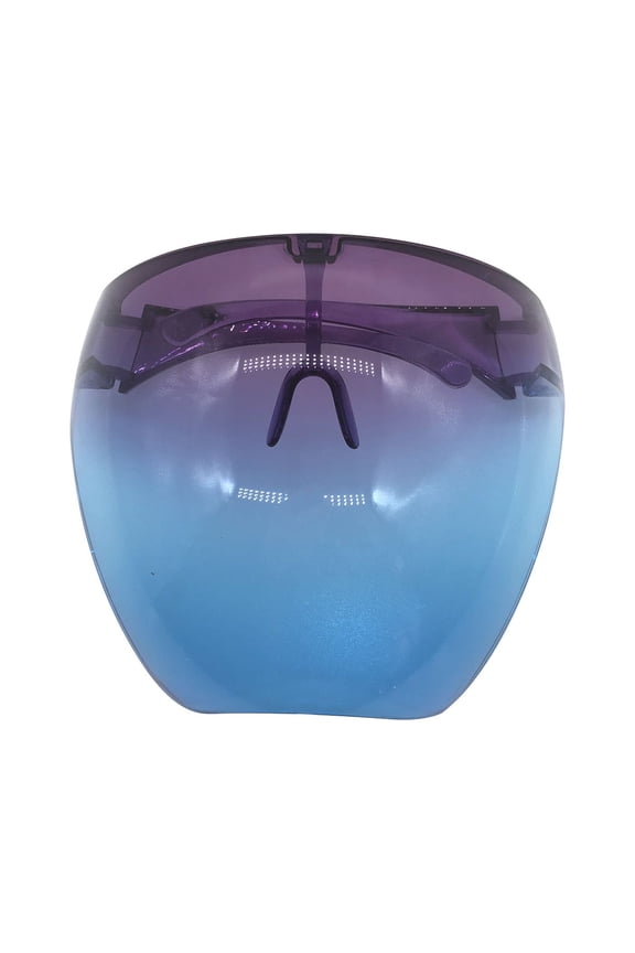 Full Face Shield Sunglasses Visor UV400 Protective Eye Cover Anti Fog Breathable Lens with Detachable Nose Pad for Outdoor Sports Work and Daily Protection 1 Piece