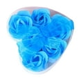 thumbnail image 1 of WWV Heart Shaped Soap Flower Gift Box Purple Artificial Rose Keepsake Romantic Presentation Decorative Floral Token for Anniversary Valentines Day, 1 of 1