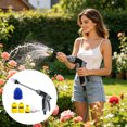 thumbnail image 1 of WWV High Pressure Hose Nozzle Sprayer Multi Function Water Jet with 3 Spray Modes Fits 1/2 and 3/4 Hoses for Car Wash Garden Patio Window Cleaning Kit, 1 of 7