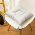 thumbnail image 1 of WWV Home Chair Cushion Universal Seat Pad Tatami Floor Cushion Soft Thick 18x18 Inch for Office Living Room Gift for Parents, 1 of 6