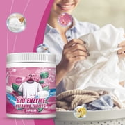 WWV Laundry Cleaning Tablets 20 Pack Effervescent Stain Remover Soak Wash Tablets for Clothes Deep Clean Fibers Gentle on Fabrics Easy Use Water Saving 1 Bucket