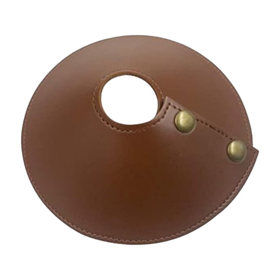 WWV Leather Camping Lantern Shade Removable Lampshade Cover Waterproof Spotlight Shield for Outdoor Camping Lighting Eye Protection PU Leather 180x160mm 1pc