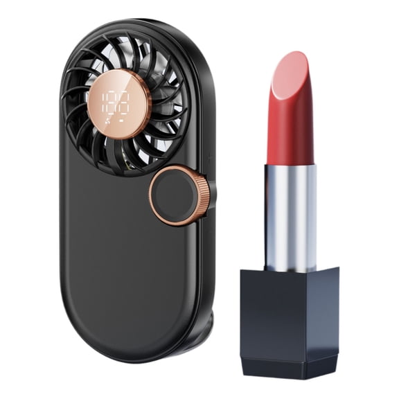 WWV Mini Fan Handheld Portable Fan USB Rechargeable Mini Handheld Fan for Outdoor Travel Commute and Personal Cooling on the Go Black