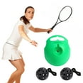 thumbnail image 1 of WWV Pickleball Trainer Set Practice Base with Elastic Rope Balls Beginner Training Aid Portable PE Weighted Base with Handle for Solo Practice Drills Includes 2 Balls, 1 of 4