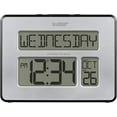thumbnail image 1 of La Crosse Technology Atomic Digital Wall Clock with Calendar, 513-1419B, 1 of 10