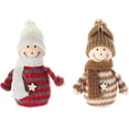 thumbnail image 1 of WWW Christmas Plush Figurines, 2pcs Christmas Decoration Mini Plush Cute Doll Christmas Tree Table Fireplace Decor Hanging for Christmas Office Home Decor and Kids Gift, 1 of 11