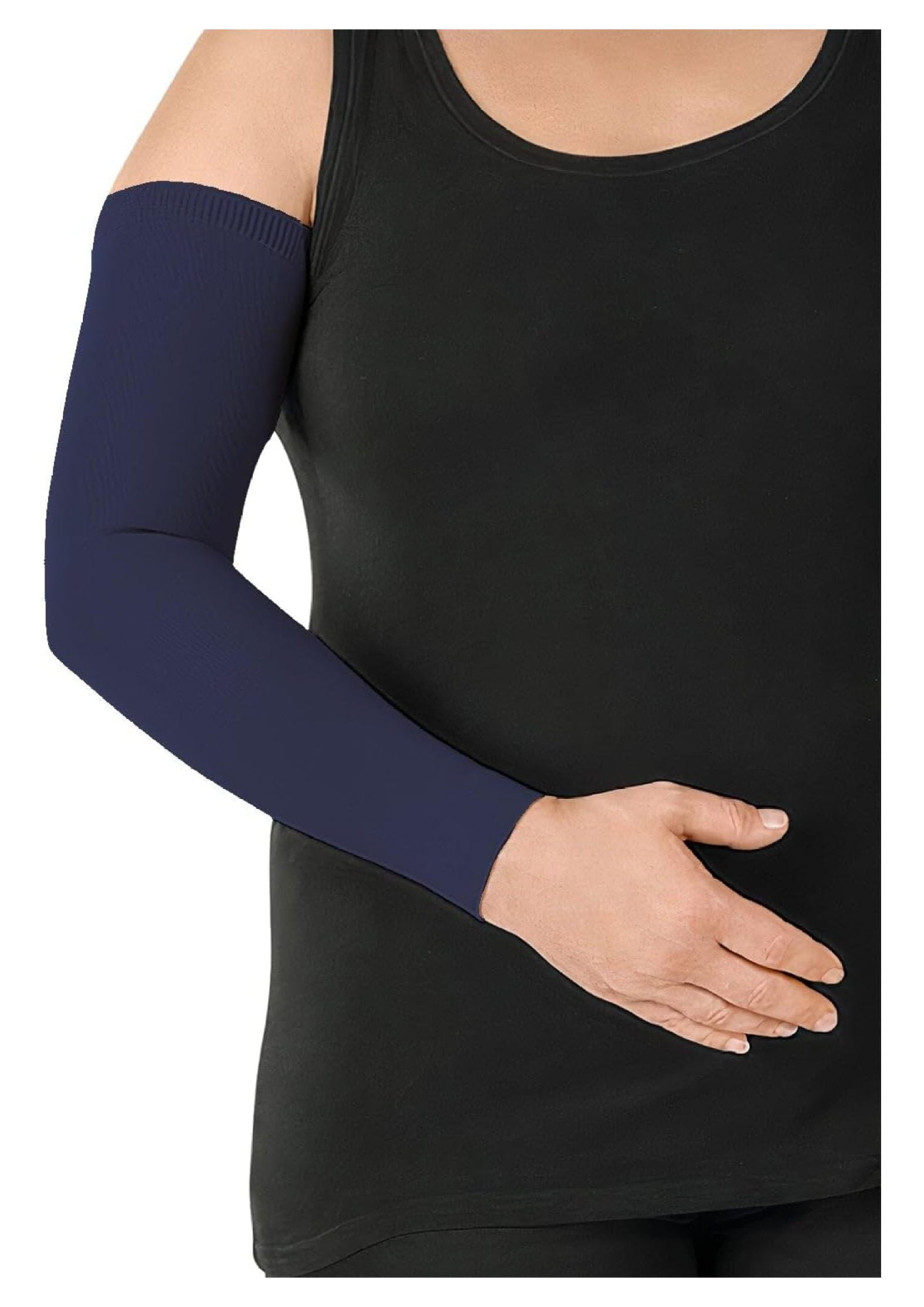 WWXBTM Soft Compression Arm Sleeve 2030 mmHg, Silicone Dot Band