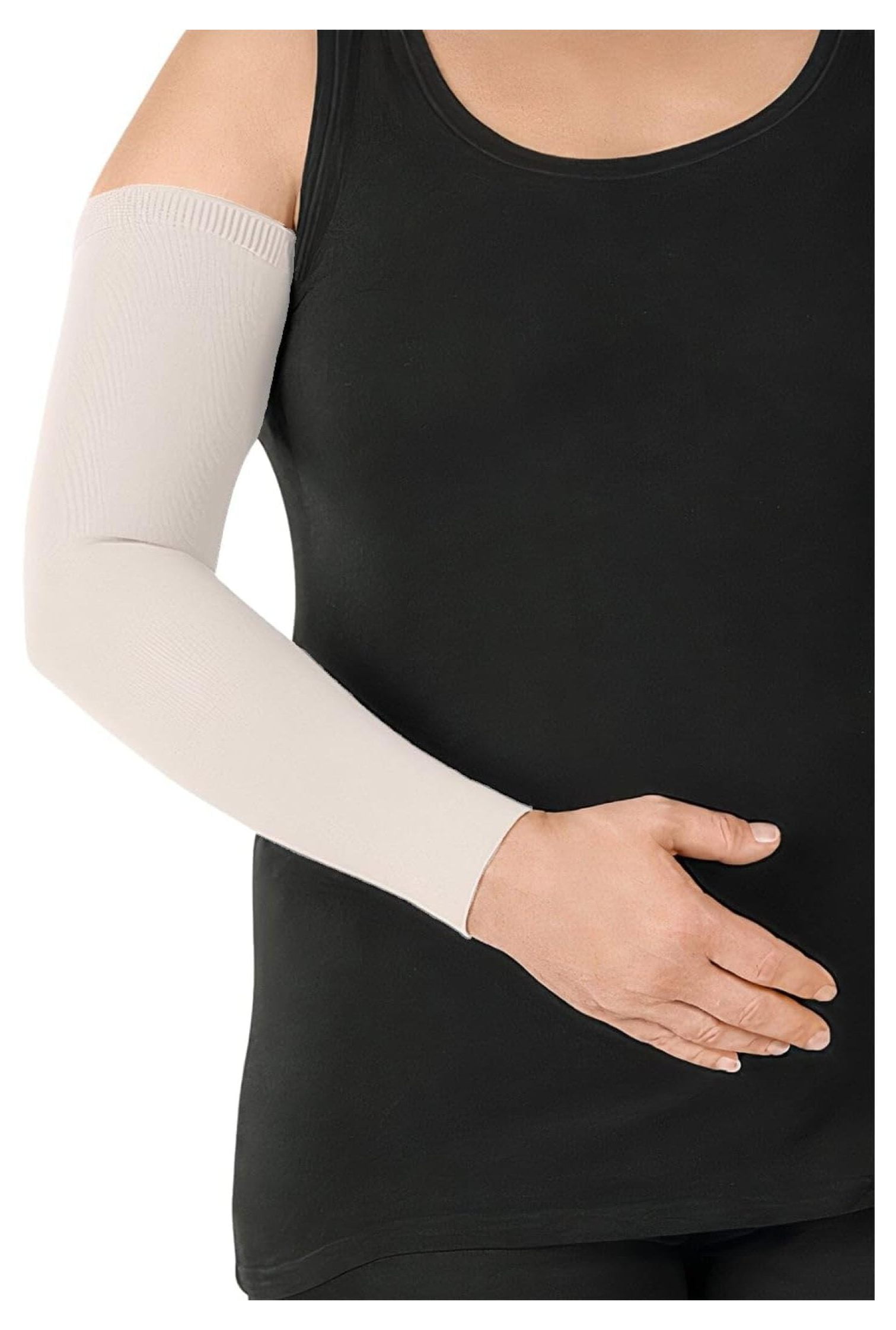 WWXBTM Soft Compression Arm Sleeve 2030 mmHg, Silicone Dot Band