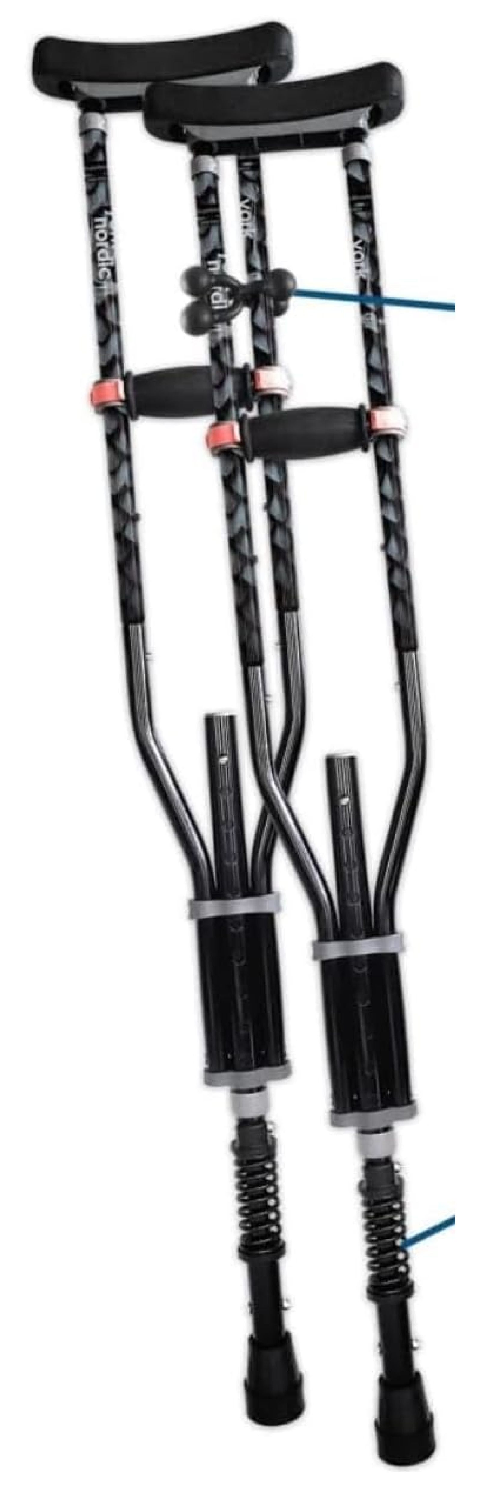 WWXBTM Spring Cushion Crutches Perfect for Sports Injuries and Travel