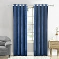 thumbnail image 1 of WWisewater 2 Panels Velvet Curtains Grommet Curtains ,Patio Door Drapes, Light Blocking Curtain,Blackout Curtains, Royal Blue, 52x96 inch, 1 of 9