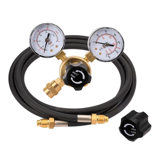 WX 02 /CO2 User Friendly Welding Regulator with Strong Metal Body & Clear Pressure Gauges for Smooth Operate