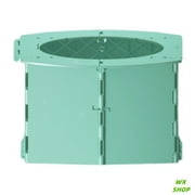 WX SHOP Reusable Foldable Travel Potty for Kids  Portable Toddler Toilet Seat  for Camping & Outdoor Use , Green