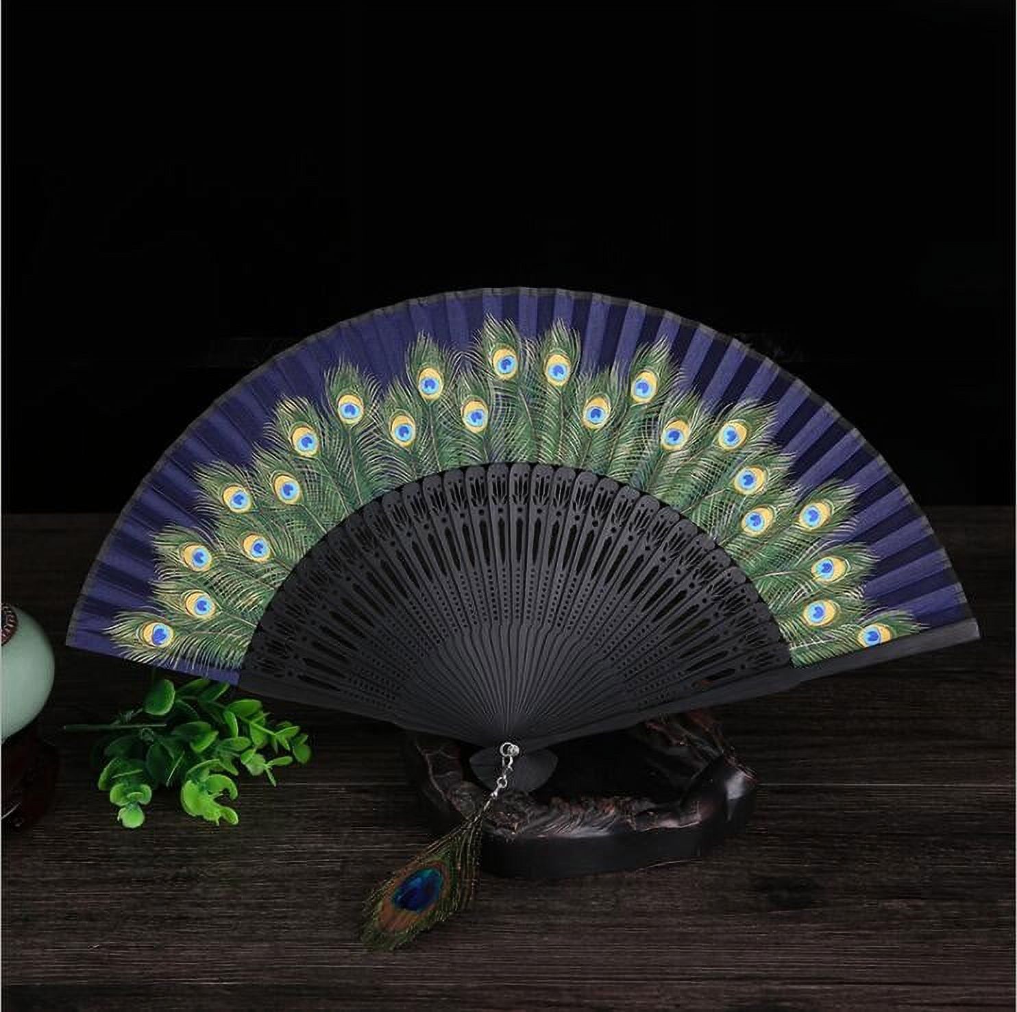 WXC12 Hand Held Fan Paper Folding Fan Party Wedding Decor Popular