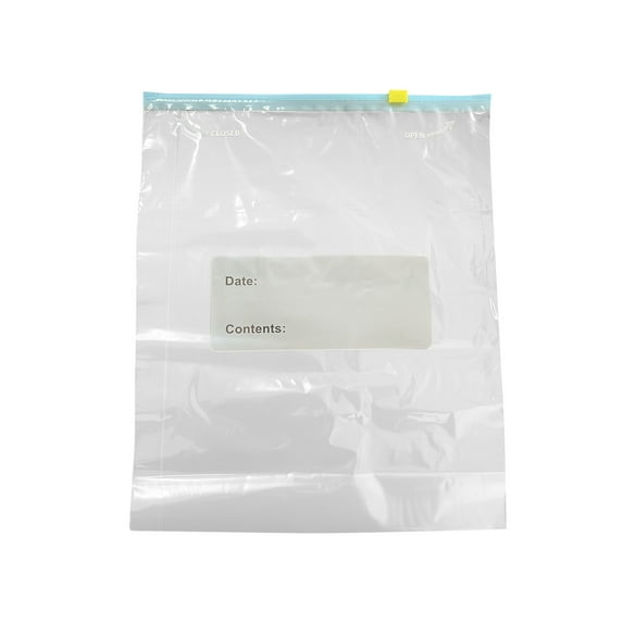 WXC12 Sealed Fresh-keeping Bag, Food Grade Zippered Refrigerator Freezer Storage Bag