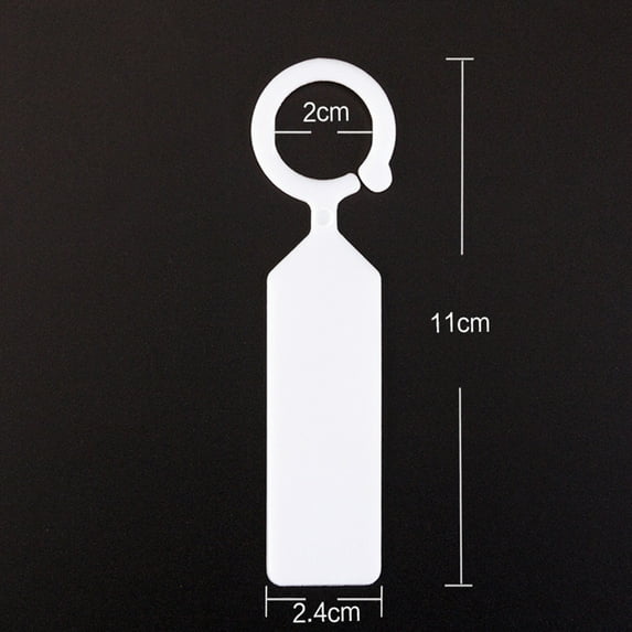 WXC12 T-Type Plant Labels Plastic Plant Tags Nursery Garden Labels