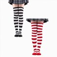 thumbnail image 1 of WXFAZCVU 4 Pairs Halloween Knee High Socks, Witch Socks for Women Over Knee Socks, for Halloween Costume Witch Accessories, 1 of 6