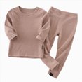 thumbnail image 1 of WXFAZCVU Boys' Clothing Sets Fall Outfits Long Sleeve Crew Neck Top and Pants Kids Clothes Size 6-7 Years, 1 of 5