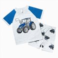 thumbnail image 1 of WXFAZCVU Boys' Clothing Sets Summer Outfits Cute Short Sleeve Kids Graphic Tops and Shorts Size 2-3 Years, 1 of 4