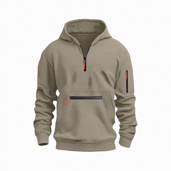 WXFAZCVU Boys Quarter Zip Sweatshirt Hoodie Pullover Fall Outfits Casual Long Sleeve Top Kids Clothes Size 9-10 Years