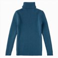 thumbnail image 1 of WXFAZCVU Boys Turtleneck Sweater Slim Long Sleeve Tops Versatile Comfortable Fall Clothes Size 6-7 Years, 1 of 4