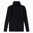 thumbnail image 1 of WXFAZCVU Boys Turtleneck Sweater Slim Long Sleeve Tops Versatile Comfortable Fall Clothes Size 8-9 Years, 1 of 4