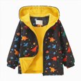 thumbnail image 1 of WXFAZCVU Boys Zip Up Hoodie Cute Print Outerwear Jacket Fall Winter Goingout Fashion Clothes Size 4-5 Years, 1 of 4