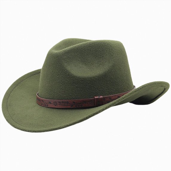 WXFAZCVU Cowboy Hat Cowgirl Hat Western Cowboy Hats with Upturned Brim Headwear Size 3-8 Years