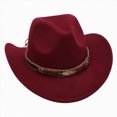 thumbnail image 1 of WXFAZCVU Cowgirl Hat Western Cowboy Hats Straw Wide with Shapeable Brim Sun Hat Going Out Size 3-8 Years, 1 of 3