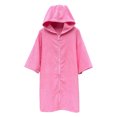 thumbnail image 1 of WXFAZCVU Girls Cover Up Swimming Beach Fashion Full Zip Hooded Capes Bathrobes Going Out Size 7-14 Years, 1 of 4