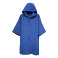 thumbnail image 1 of WXFAZCVU Girls Cover Up Swimming Beach Fashion Full Zip Hooded Capes Bathrobes Going Out Size 7-14 Years, 1 of 4