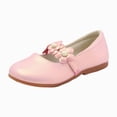 thumbnail image 1 of WXFAZCVU Girls Dress Shoes Breathable Insole Wedding Party School Shoes Trendy Footwear Size 13, 1 of 4