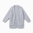 thumbnail image 1 of WXFAZCVU Girls Long Sleeve Cardigan Kids Casual Open Front Sweater Fall Lightweight Outerwear Size 13-14 Years, 1 of 4