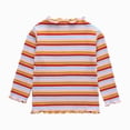 thumbnail image 1 of WXFAZCVU Girls' Long Sleeved T Shirt Cotton Pullover Tops Versatile Fall Clothes Going Out Size 3-4 Years, 1 of 4