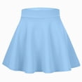 thumbnail image 1 of WXFAZCVU Girls Skirts Kids School Casual Stretch Waist Summer Dress Versatile Daily Wear Size 7-8 Years, 1 of 4
