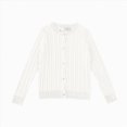 thumbnail image 1 of WXFAZCVU Girls Sweater Cardigan Round Neck Knitted Long Sleeve Sweater Vacation Going Out Size 3-4 Years, 1 of 4