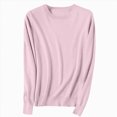 thumbnail image 1 of WXFAZCVU Girls Sweater Casual Round Neck Kids Long Sleeve Pullover Tops Versatile Daily Wear Size 13-14 Years, 1 of 4