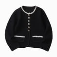 thumbnail image 1 of WXFAZCVU Girls Sweater Comfortable Soft Button Down Cardigan Elegant Outerwear Going Out Size 11-12Years, 1 of 4