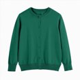 thumbnail image 1 of WXFAZCVU Girls Sweater Lightweight Cotton Cardigan Long Sleeve Knitted Kids Fall Clothes Size 3-4 Years, 1 of 4