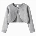 thumbnail image 1 of WXFAZCVU Girls Sweaters Long Sleeve Cardigan Button Down Cover Up Fall Tops Going Out Size 13-14 Years, 1 of 4