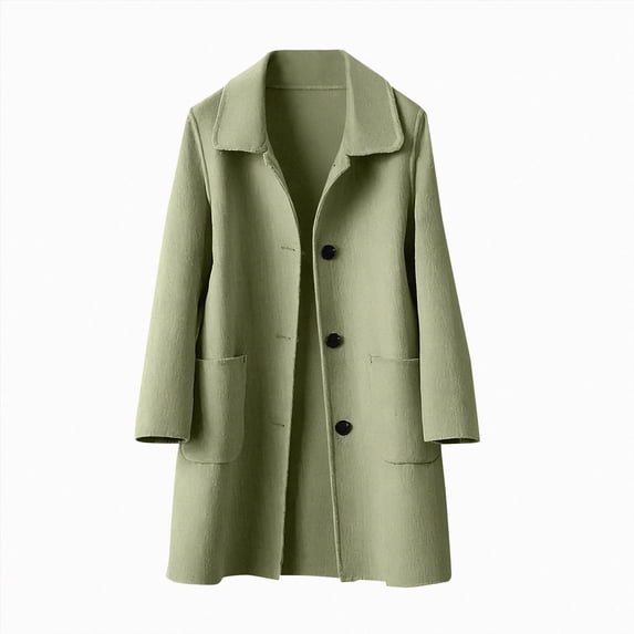 WXFAZCVU Girls' Winter Jackets with Button Trench Coat Kids Fall Fashion Clothing Going Out Size 10-11 Years