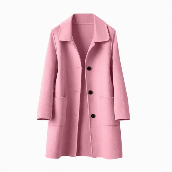 WXFAZCVU Girls' Winter Jackets with Button Trench Coat Kids Fall Fashion Clothing Going Out Size 4-5 Years