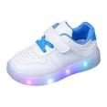 thumbnail image 1 of WXFAZCVU Kids Light Up Sneakers Boys Versatile and Lightweight Sport Shoes Everyday Wear Size 6, 1 of 5