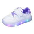 thumbnail image 1 of WXFAZCVU Kids Light Up Sneakers Boys Versatile and Lightweight Sport Shoes Everyday Wear Size 8.5, 1 of 5