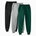 thumbnail image 1 of WXFAZCVU Sweatpants for Men 3 Pack Fleece Athletic Workout Joggers Casual Pants with Pockets Size S, 1 of 3